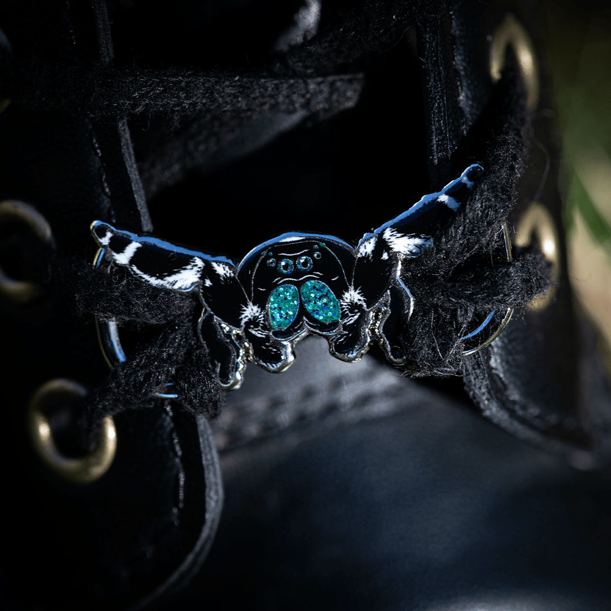 Jumping Spider Shoelace Charm Set by The Roving House