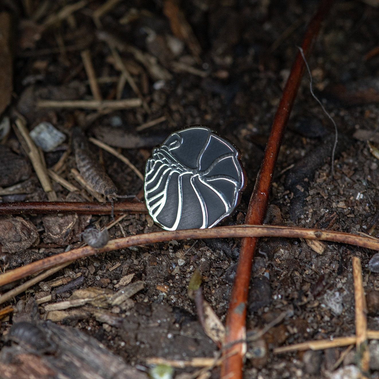 Common Pill-bug Enamel Pin