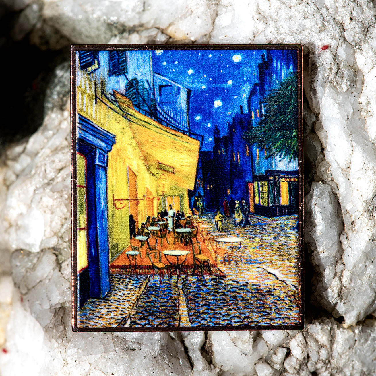 Van Gogh "Café Terrace at Night" Enamel Pin by The Roving House