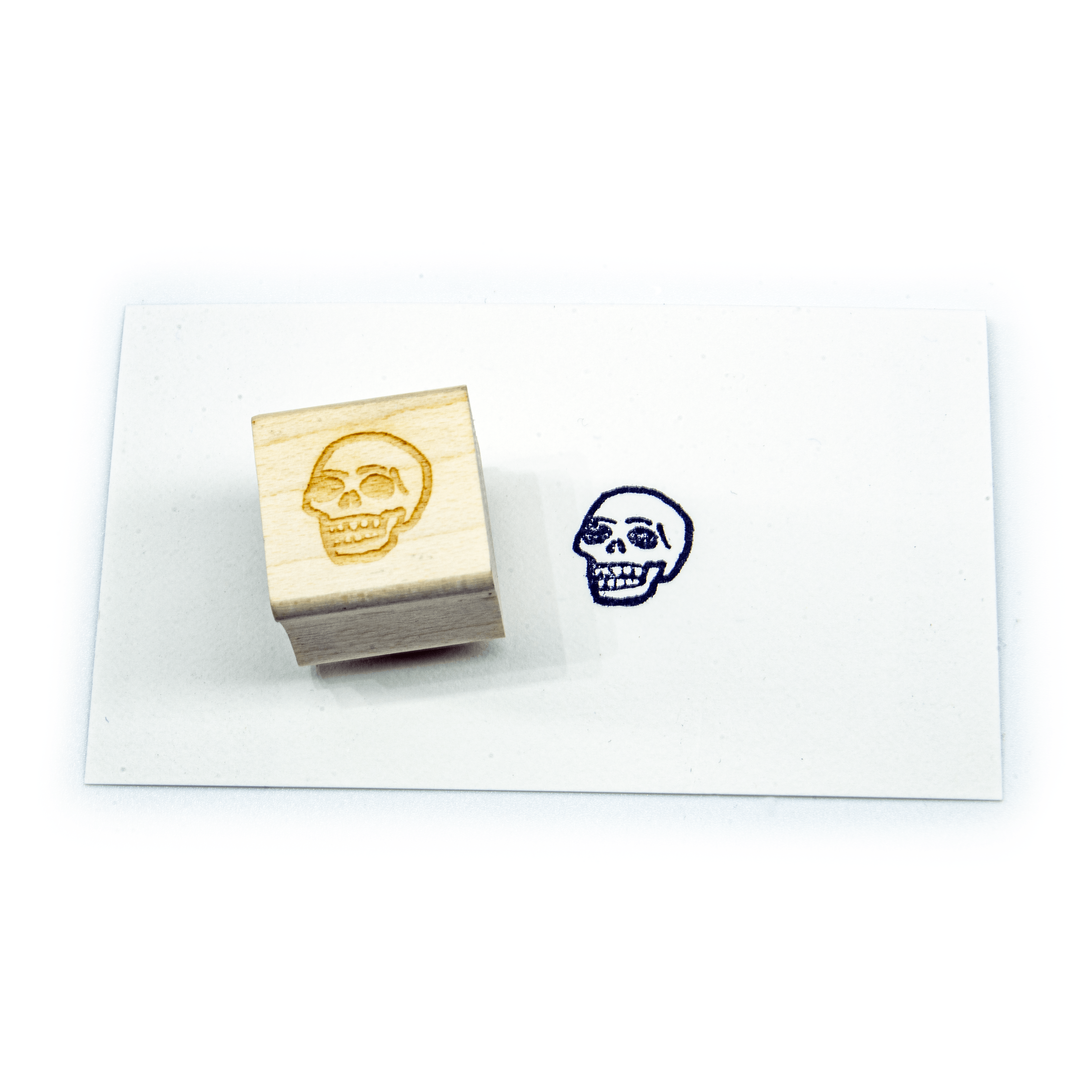 Little Skull Stamp Block