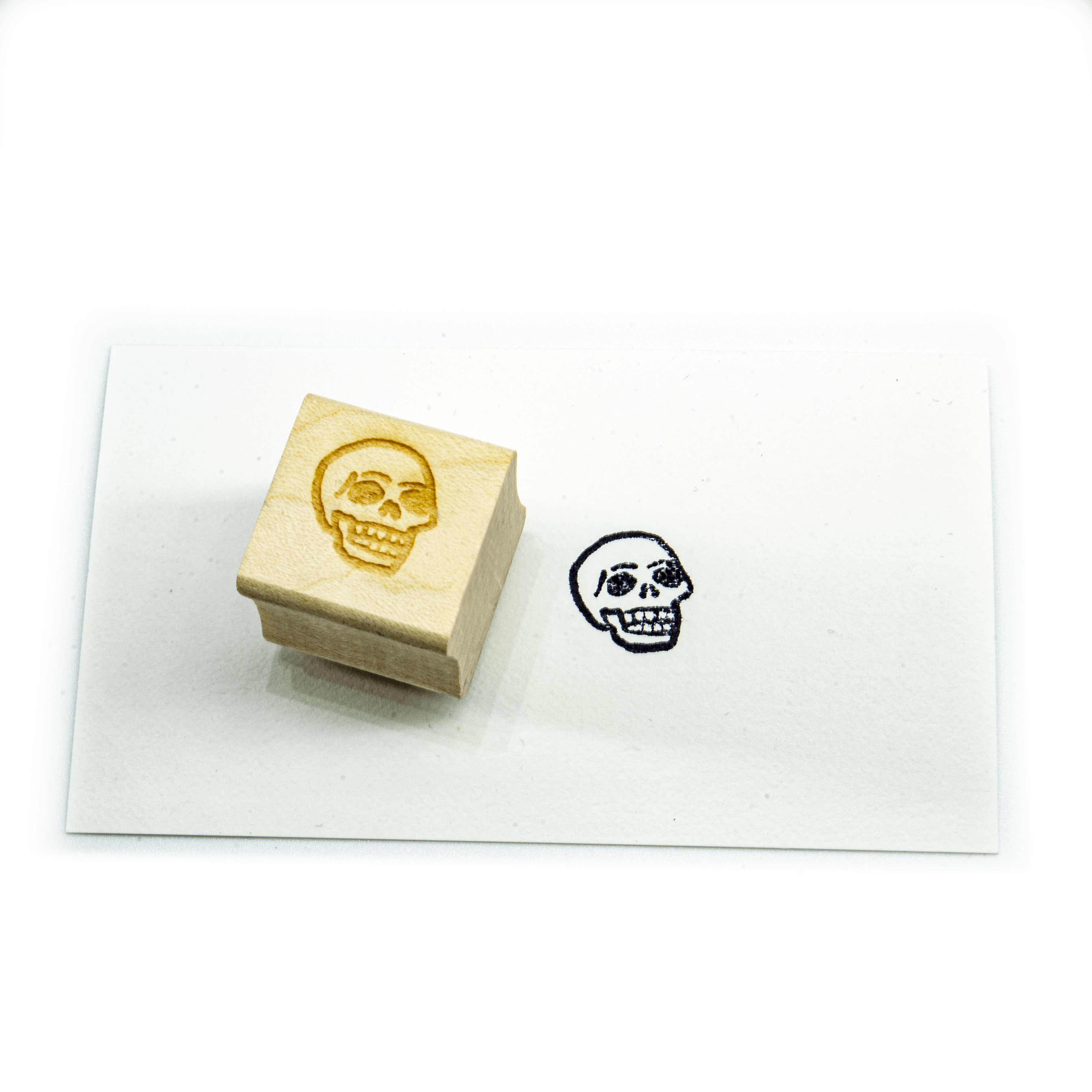 Little Skull Stamp Block