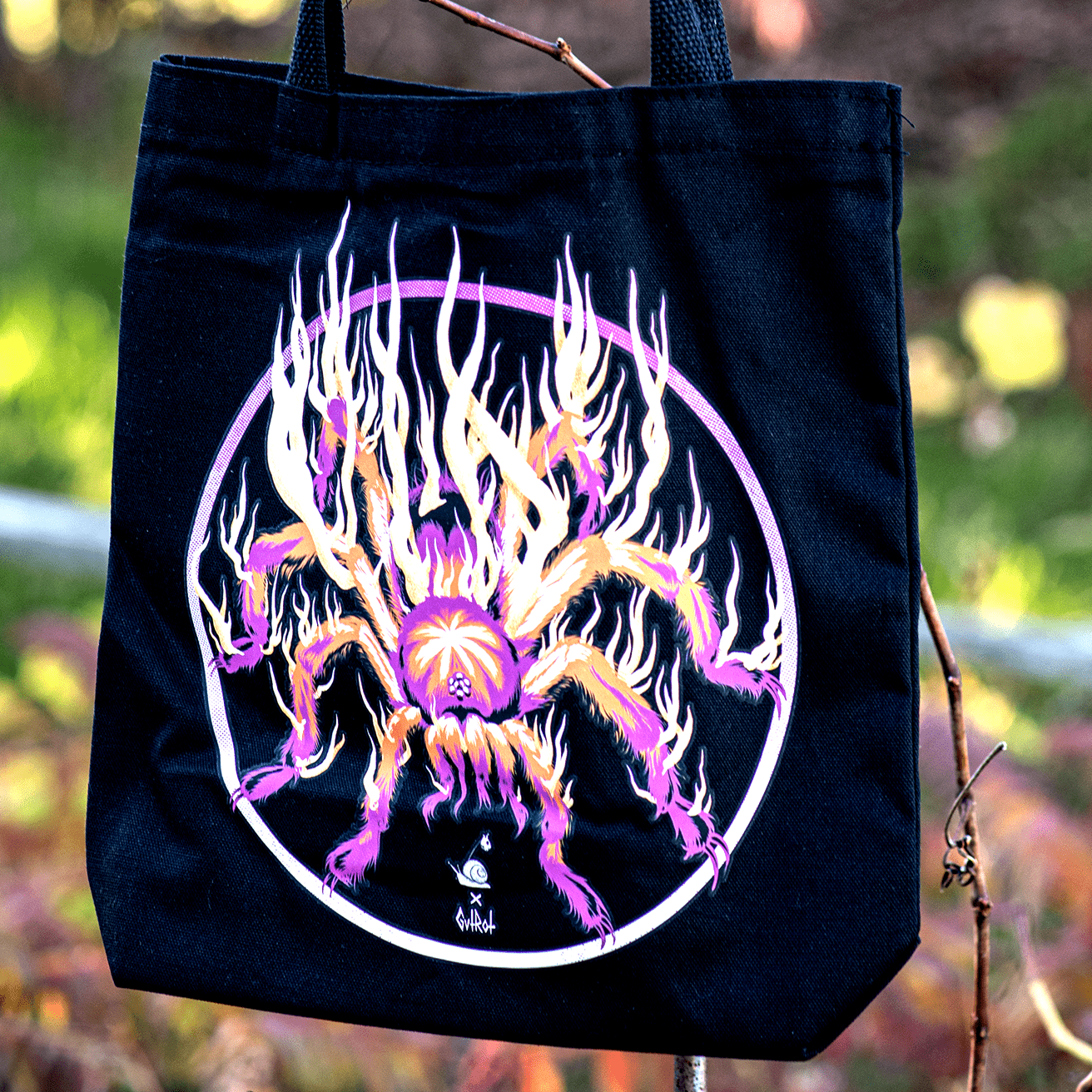 Cordyceps Tarantula Tote Bag by The Roving House