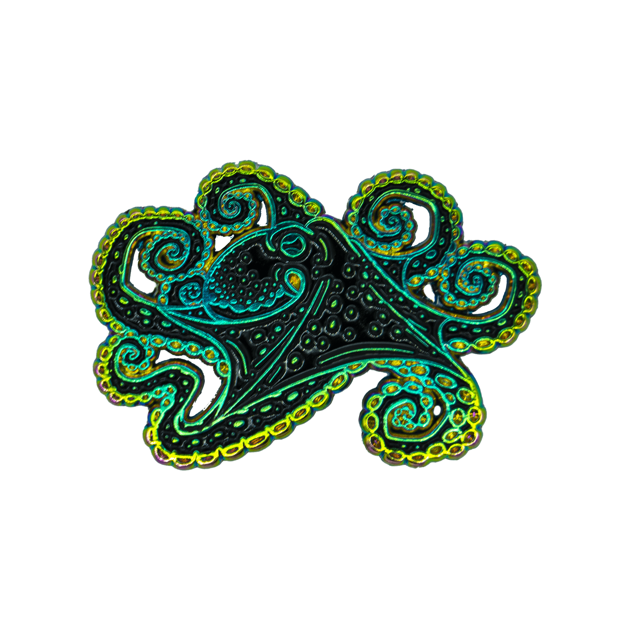 Anodized Octopus Pin
