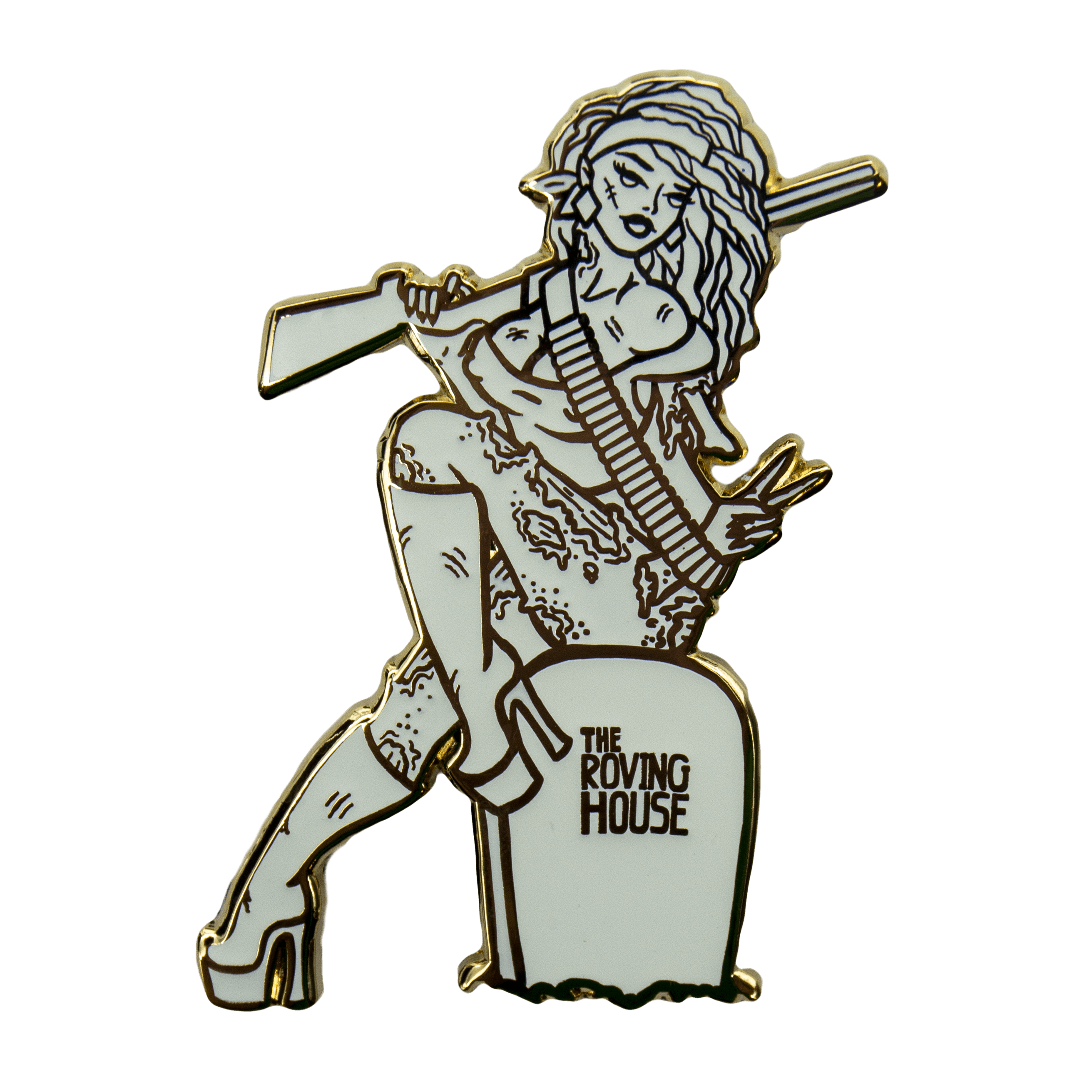 Whiteout Billie 2021 Zombie Pin-up | Gold Club Pin