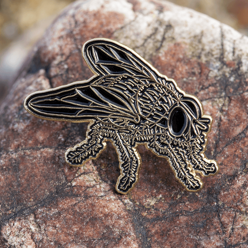 Fly Enamel Pin - Blackout by The Roving House