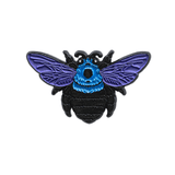 Blue Carpenter Bee Enamel Pin by The Roving House