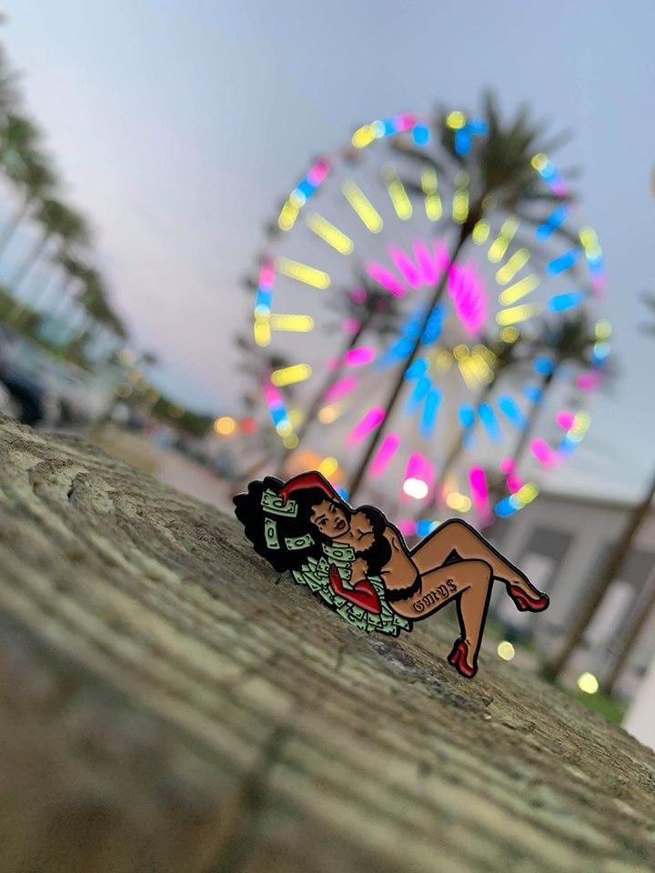 GMY$ enamel pin - v8.0 "Bonita"