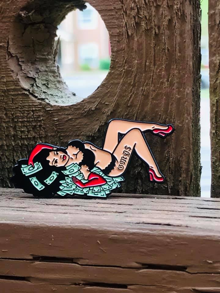 GMY$ enamel pin - v8.0 "Bonita"