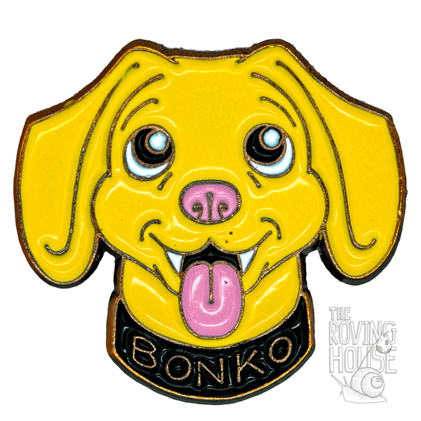 Bonko the Dog Enamel Pin