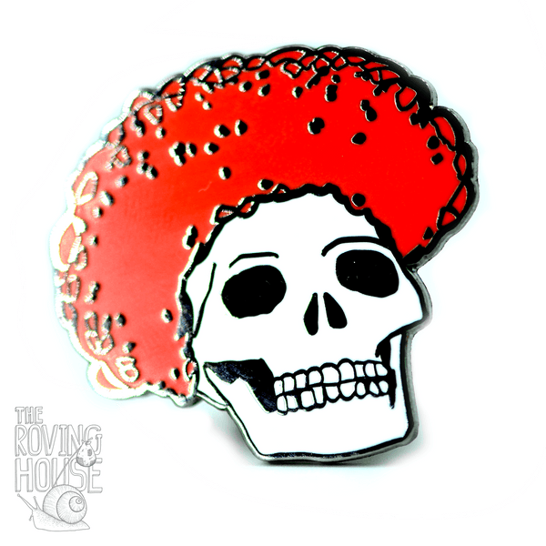"Ghost of Lux Bans Past" Clown Skull Pin