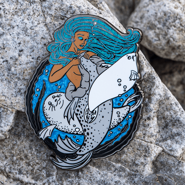 Selkie and Seals Enamel Pin - "Celeste" by The Roving House