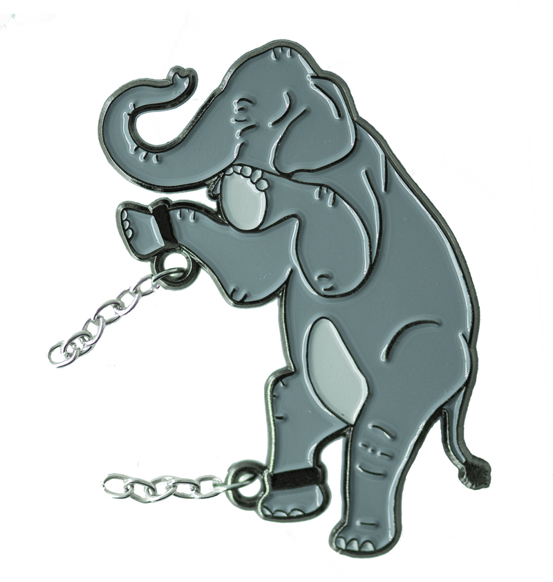 Break Your Chains Elephant Enamel Pin