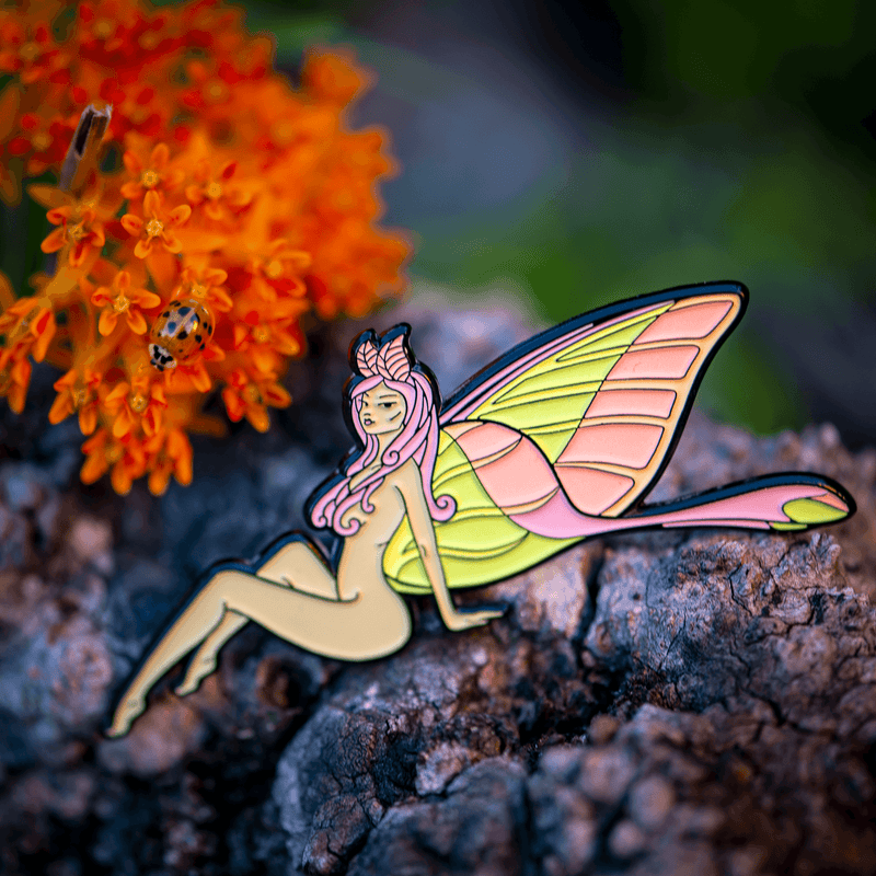 Luna Moth Fairy Pin by The Roving House