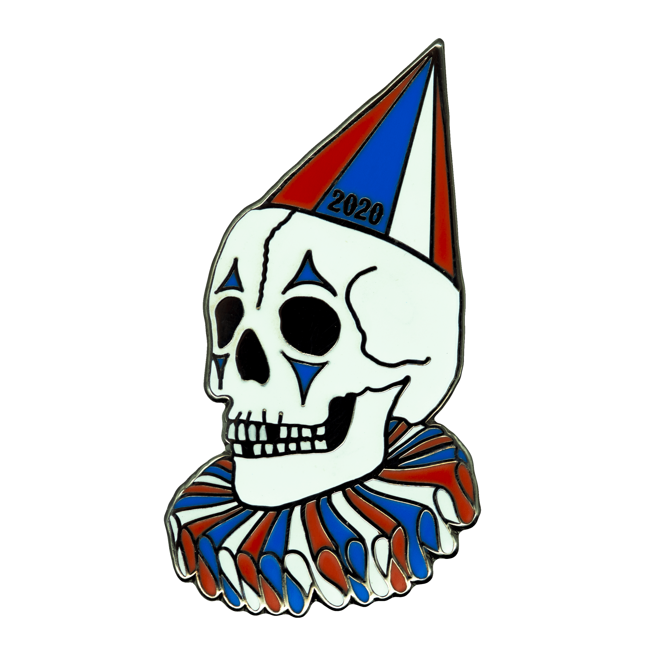 Clown Skull 2 Pin