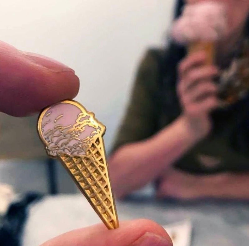 Ice Cream Cone Pin by The Roving House