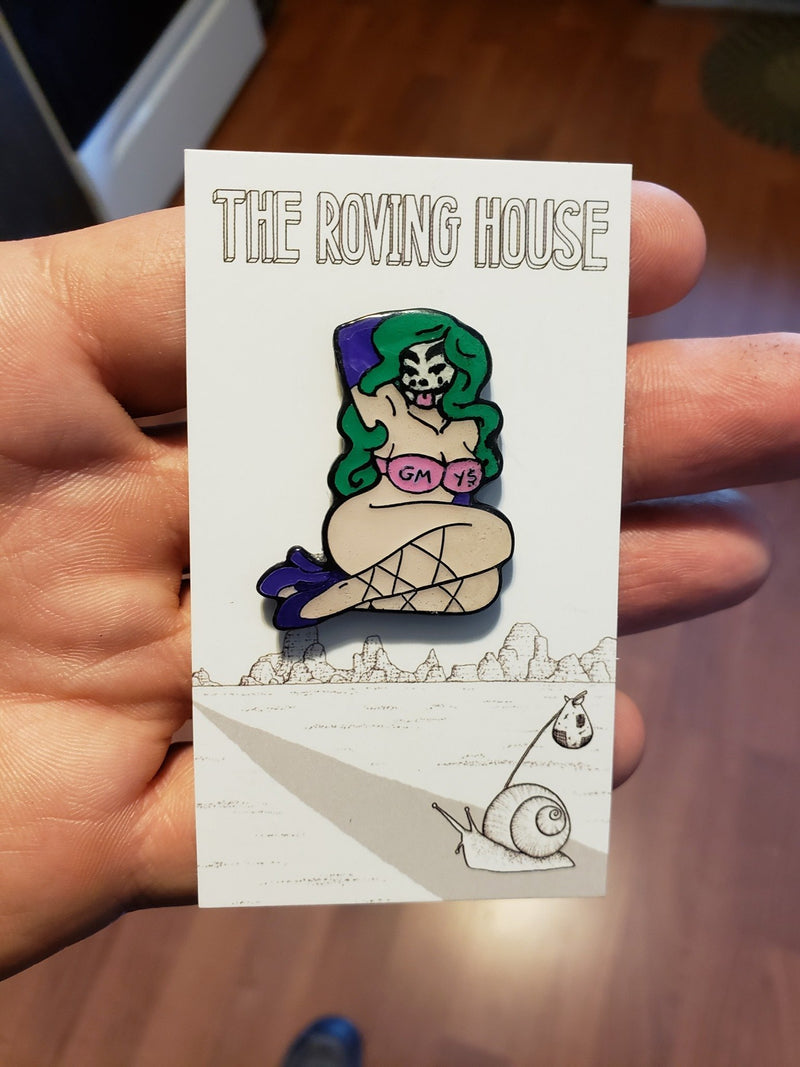 Give Me Your Money enamel pin - v9.0 "Juggs"
