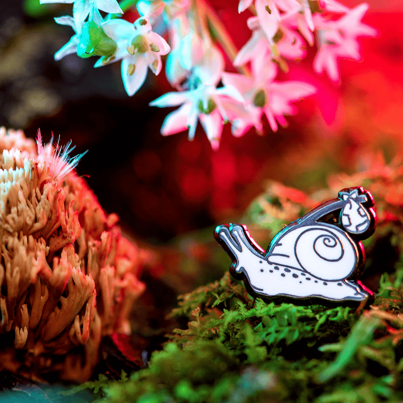 Rover the Snail Mini Pin by The Roving House