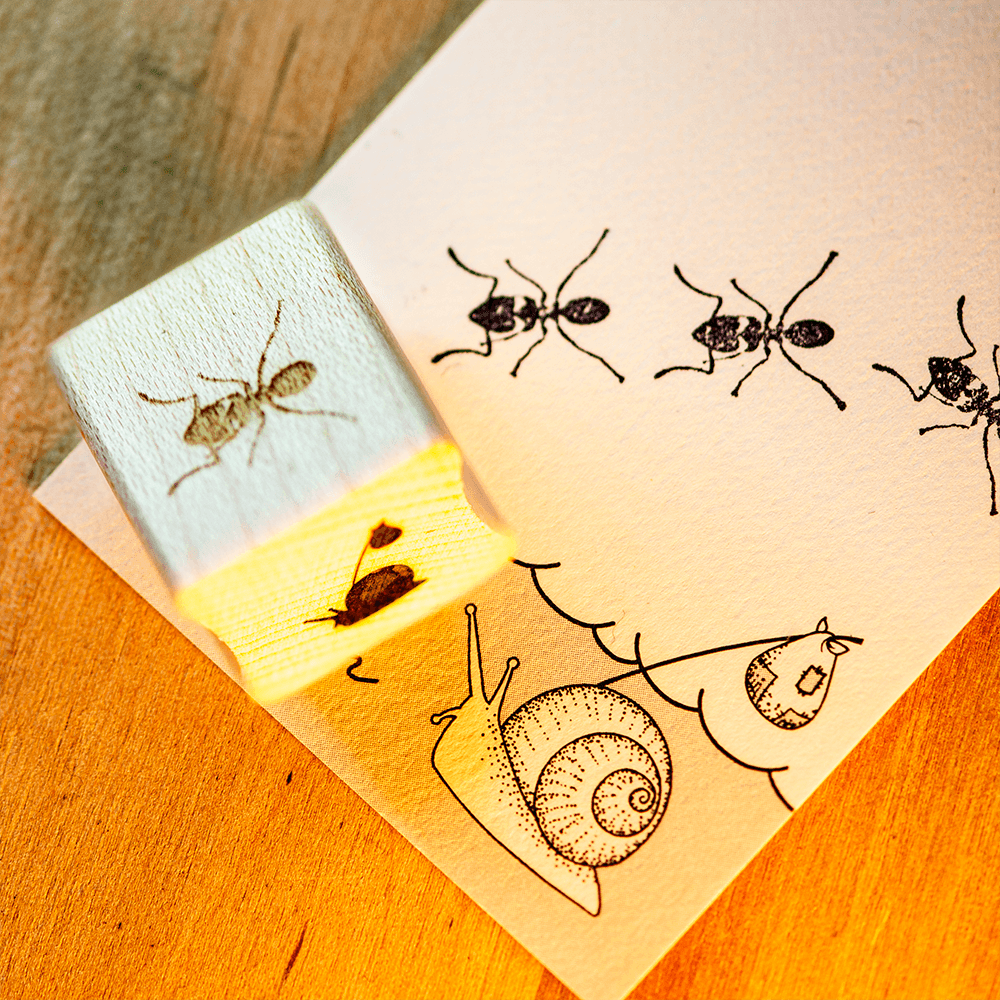 Ant Stamps by The Roving House