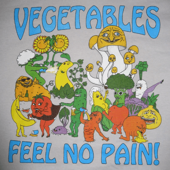 Vegetables Feel No Pain Women's T-shirt