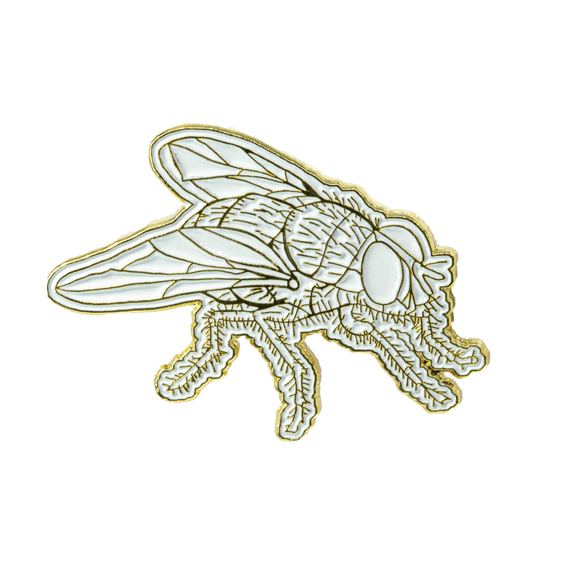 Fly Enamel Pin - Whiteout by The Roving House